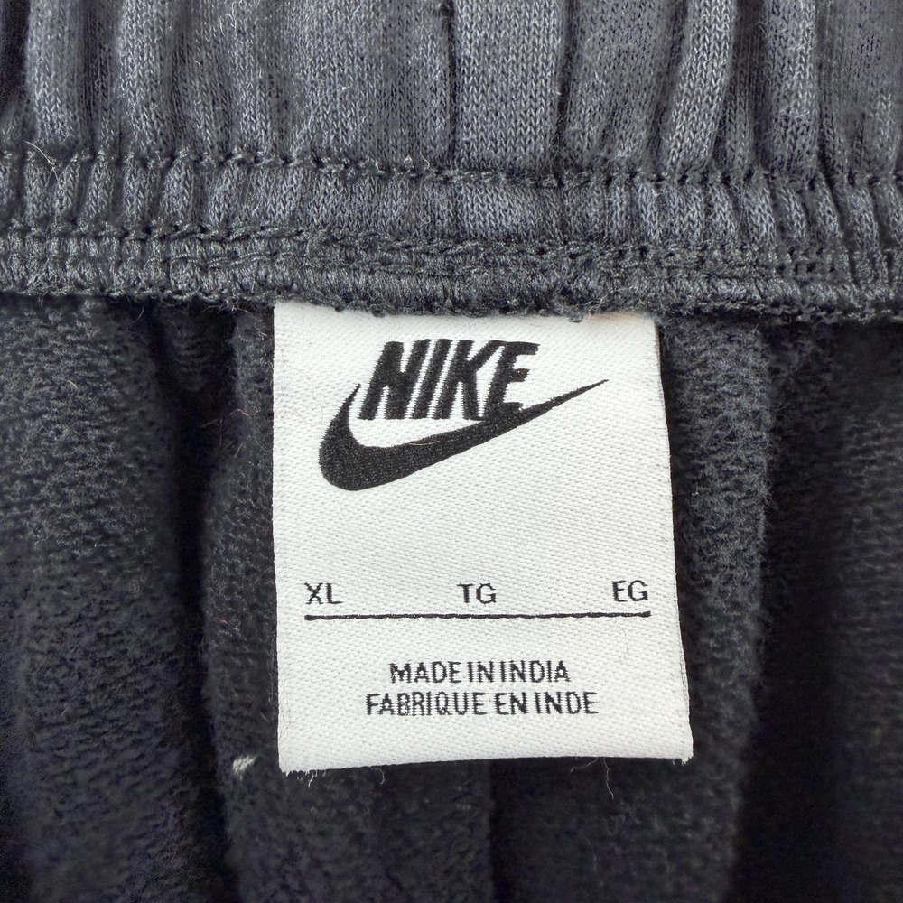 Nike Sweatpants Mens XL Black Fleece Jogger Pants Elastic Waist Pockets Athletic - Picture 5 of 9